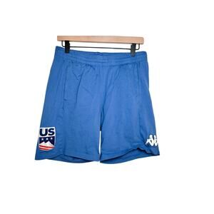Kappa 6Cento Walozip Shorts Women’s Medium Ski Team USA Blue